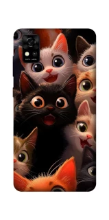 Чохол на ZTE Blade A31 happy cats фото 1 з 1