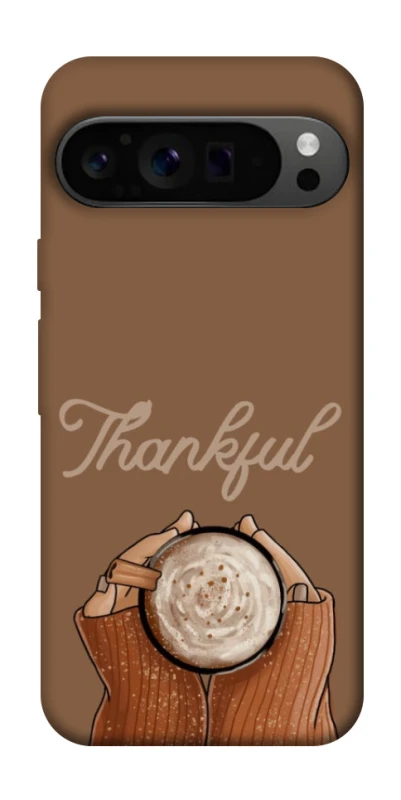 Чехол на Google Pixel 9 Pro Thankful coffee фото 1 из 1
