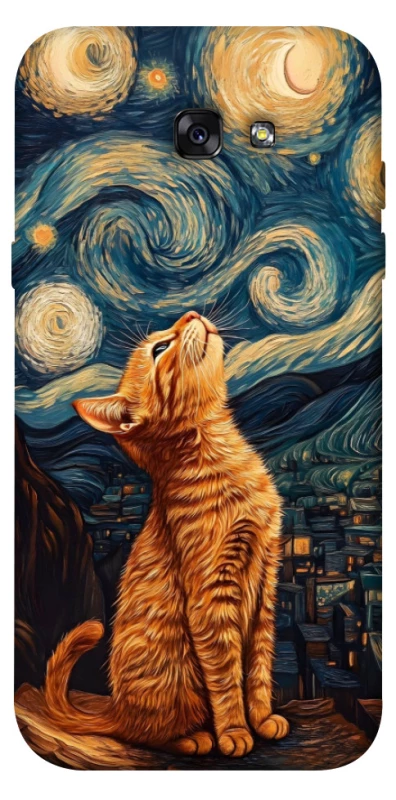 Чохол на Samsung A720 Galaxy A7 (2017) van gogh cat фото 1 з 1
