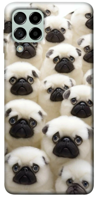 Чохол на Samsung Galaxy M53 5G Doggy Pug Love фото 1 з 1