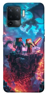 Чохол на Oppo Reno 5 Lite Minecraft v3 фото 1 з 1