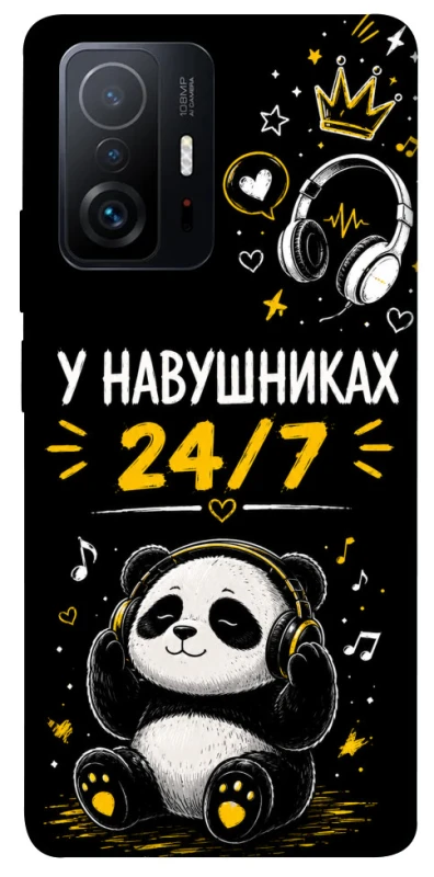 Чехол на Xiaomi 11T / 11T Pro У навушниках 24/7 фото 1 из 1