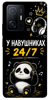 Чехол на Xiaomi 11T / 11T Pro У навушниках 24/7 фото 1 из 1
