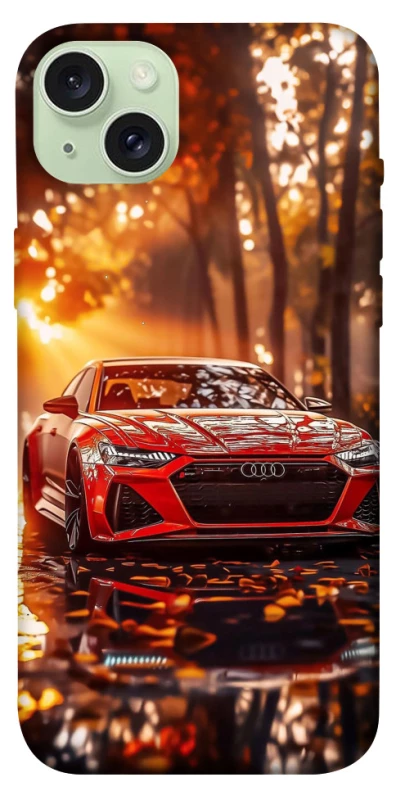 Чехол на Apple iPhone 15 Plus (6.7") Audi at sunset фото 1 из 1
