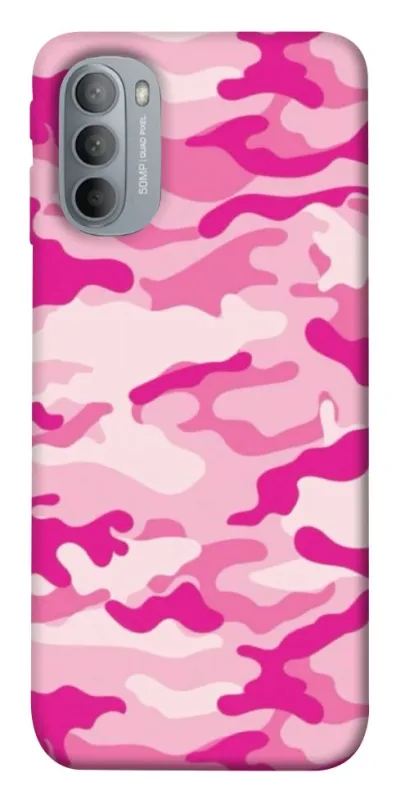 Чехол на Motorola Moto G31 camouflage pink фото 1 из 1