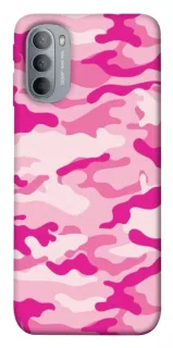 Чехол на Motorola Moto G31 camouflage pink фото 1 из 1