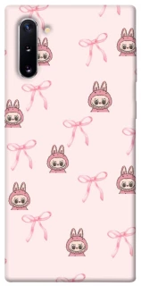 Чехол на Samsung Galaxy Note 10 Pink bows and Labubus фото 1 из 1