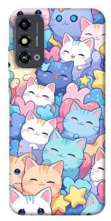 Чехол на ZTE Blade A53 Funny Kittens ver.3 фото 1 из 1