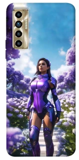 Чохол на TECNO Camon 17P Cyber space girl ver.4 фото 1 з 1
