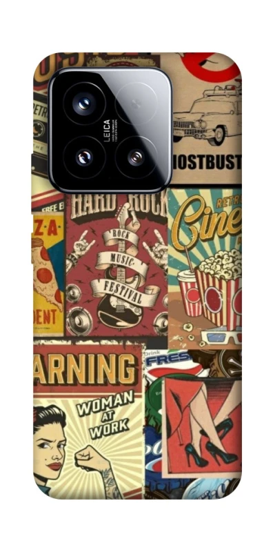 Чехол на Xiaomi 15 Retro collage ver.2 фото 1 из 1