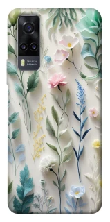 Чехол на Vivo Y31 Floral design ver.3 фото 1 из 1