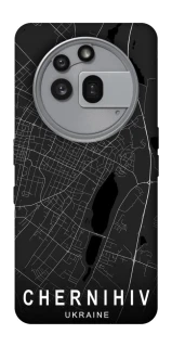 Чохол на Nothing Phone (3a) Pro Chernihiv map фото 1 з 1