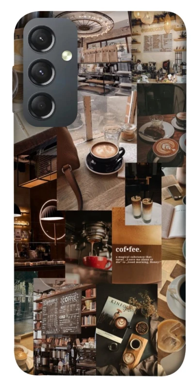 Чохол на Samsung Galaxy A24 4G Coffee collage ver.2 фото 1 з 1