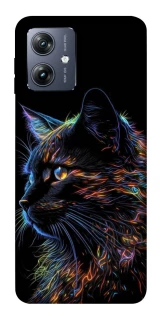 Чохол на Motorola Moto G54 Чорний кіт фото 1 Чохол на Motorola Moto G54 Чорний кіт фото 1 з 1
