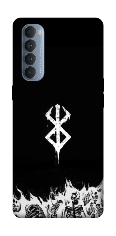 Чохол на Oppo Reno 4 Pro Berserk skeletons фото 1 з 1