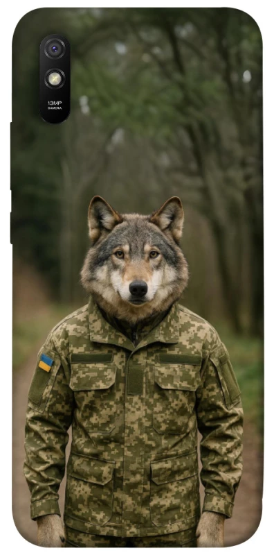 Чохол на Xiaomi Redmi 9A Вовк захисник фото 1 з 1