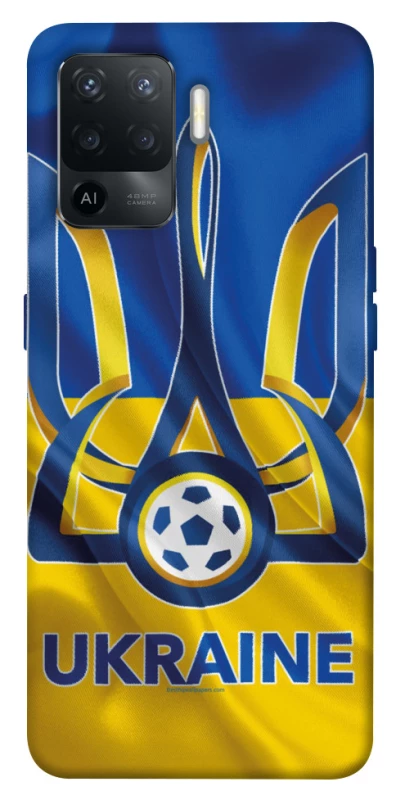 Чохол на Oppo Reno 5 Lite Футбольний Герб v3 фото 1 з 1