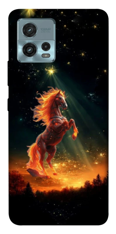 Чохол на Motorola Moto G72 Red Fire Horse ver.2 фото 1 з 1