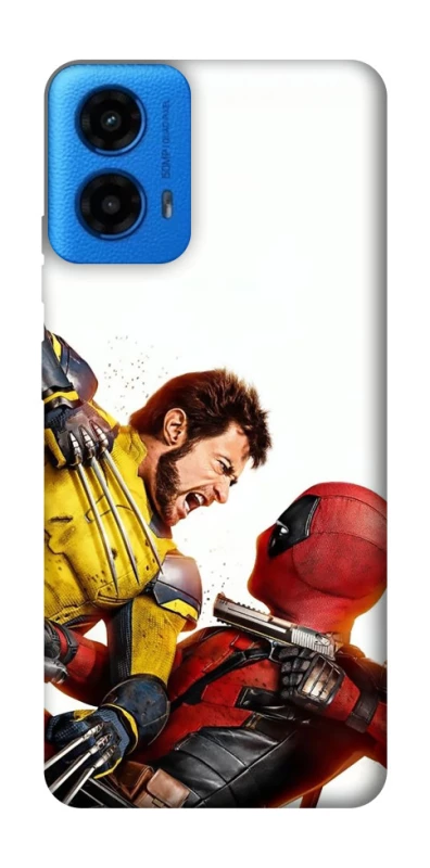 Чохол на Motorola Moto G45 Deadpool and Wolverine фото 1 з 1