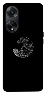 Чохол на Oppo A58 4G Black tsunami фото 1 з 1