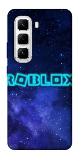 Чохол на Infinix Hot 50 Pro Roblox Space Logo Blue фото 1 з 1