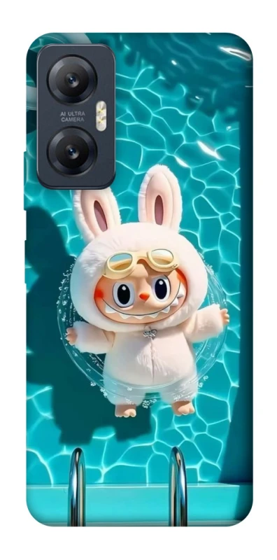 Чохол на Infinix Hot 20 5G Labubu in the pool ver.2 фото 1 з 1