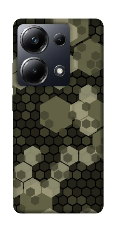 Чохол на Xiaomi Poco M6 Pro 4G Camouflage v9 фото 1 з 1