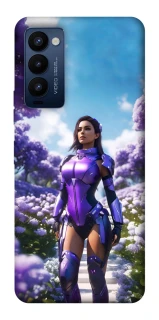 Чехол на TECNO Camon 18 Pro Cyber space girl ver.4 фото 1 из 1
