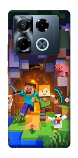 Чохол на Infinix Note 40 Pro 4G Minecraft game фото 1 з 1
