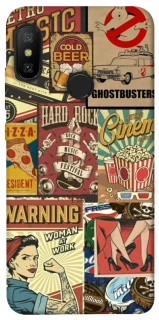 Чохол на Xiaomi Mi A2 Lite / Xiaomi Redmi 6 Pro Retro collage ver.2 фото 1 з 1