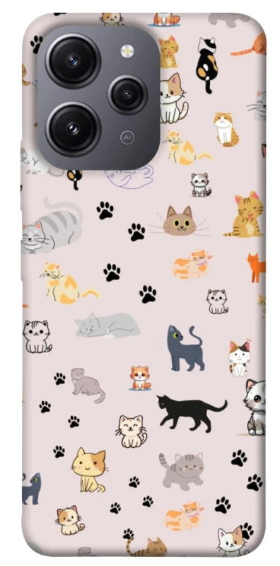 Чехол на Xiaomi Redmi 12 Cat style ver.1 фото 1 из 1
