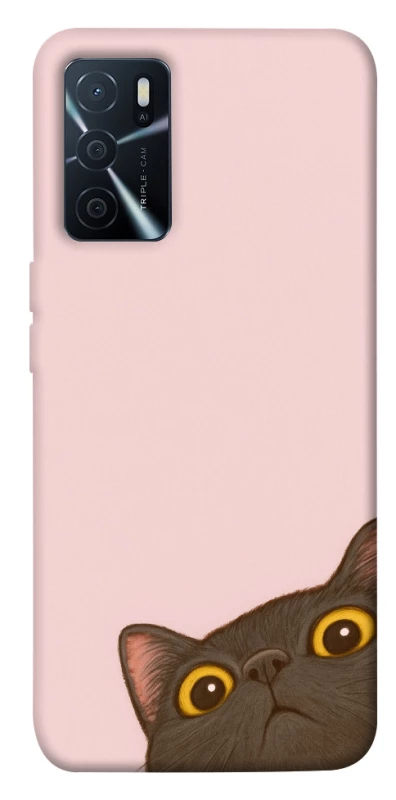 Чохол на Oppo A16s / A16 Peeping cat фото 1 з 1