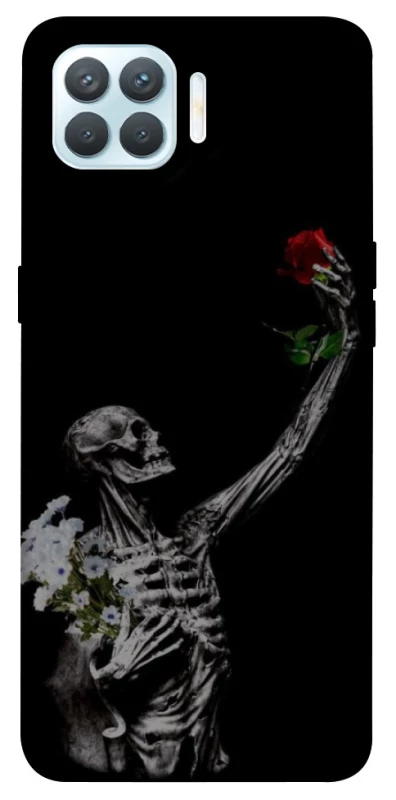 Чехол на Oppo F17 Pro Skeleton vs Rose фото 1 из 1