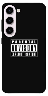 Чехол на Samsung Galaxy S23+ Parental Advisory Label фото 1 из 1