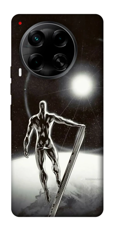 Чохол на TECNO Camon 30 (CL6) Срібний серфер фото 1 з 1