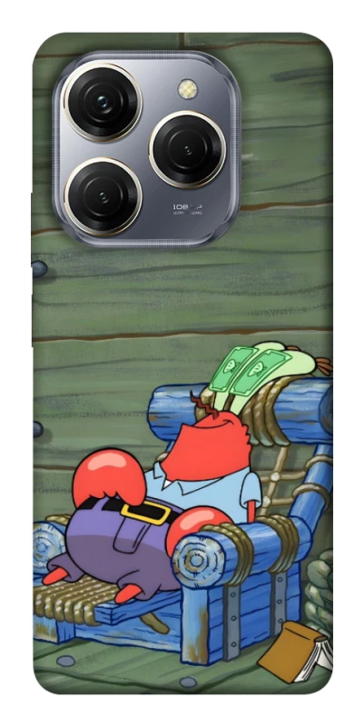 Чохол на TECNO Spark 20 Pro Mr.Krabs фото 1 з 1