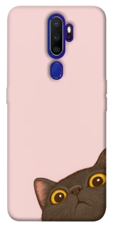 Чехол на Oppo A5 (2020) / Oppo A9 (2020) Peeping cat фото 1 Чехол на Oppo A5 (2020) / Oppo A9 (2020) Peeping cat фото 1 из 1