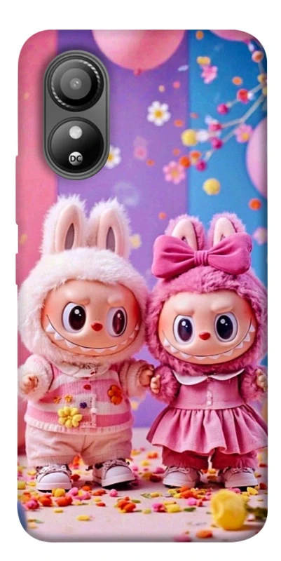 Чохол на ZTE Blade L220 Labubu twins ver.2 фото 1 з 1