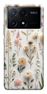 Чохол на Xiaomi Poco X6 Floral design ver.1 фото 1 з 1