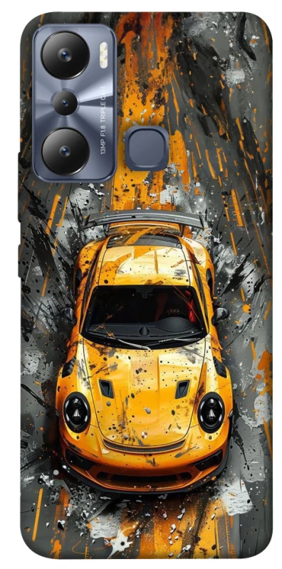 Чехол на Infinix Hot 20i Drawn Porsche фото 1 из 1