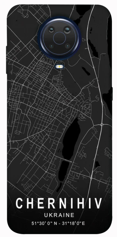 Чохол на Nokia G20 / G10 / 6.3 Chernihiv map фото 1 з 1