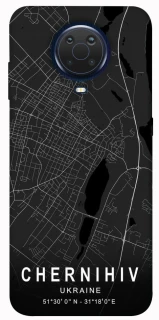 Чохол на Nokia G20 / G10 / 6.3 Chernihiv map фото 1 з 1