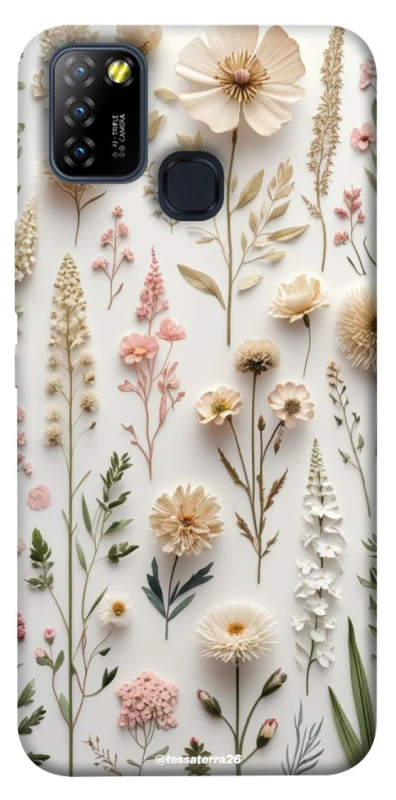 Чохол на Infinix Hot 10 Lite Floral design ver.1 фото 1 з 1