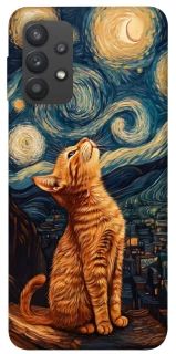 Чехол на Samsung Galaxy A32 (A325F) 4G van gogh cat фото 1 из 1