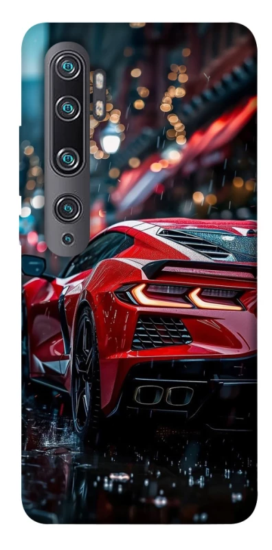 Чехол на Xiaomi Mi Note 10 / Note 10 Pro / Mi CC9 Pro Red sports car фото 1 из 1