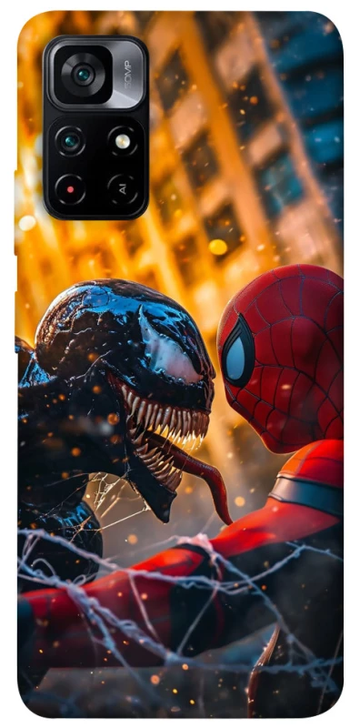 Чохол на Xiaomi Poco M4 Pro 5G Venom vs Spiderman фото 1 з 1