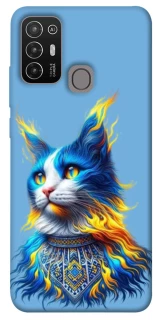 Чохол на ZTE Blade A52 Кіт патріот фото 1 з 1