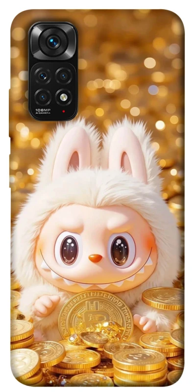 Чехол на Xiaomi Redmi Note 11 (Global) / Note 11S Bitcoin Labubu фото 1 из 1
