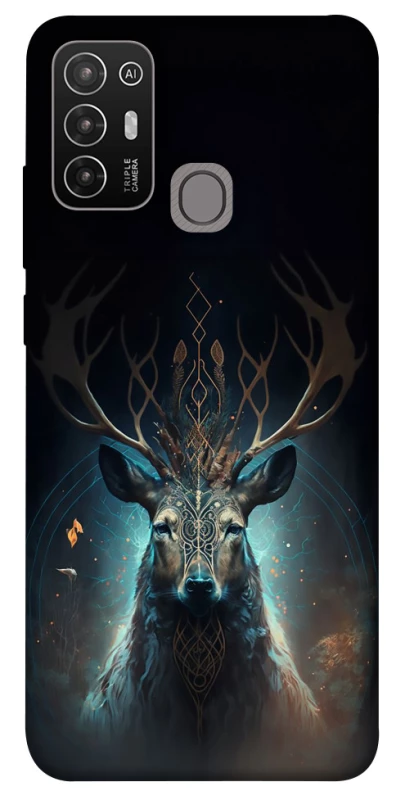 Чехол на ZTE Blade A52 Скандинавский олень v2 фото 1 из 1