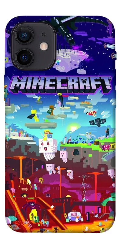 Чохол на Apple iPhone 12 mini (5.4") Minecraft world фото 1 з 1